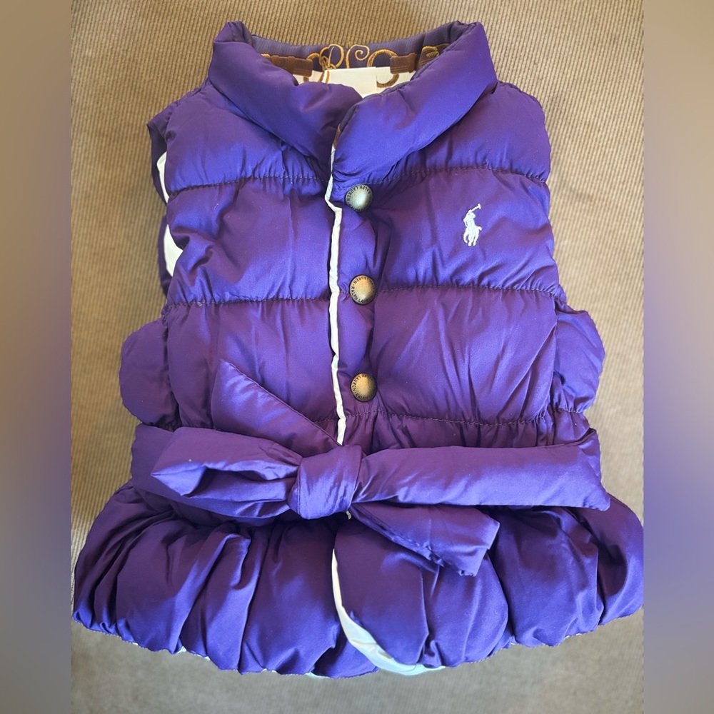 [Polo Ralph Lauren] Infant Reversible Puffer Vest
